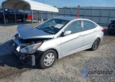 2016 Hyundai Accent Se from USA, damaged, VIN KMHCT4AE0GU156155